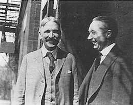 John Dewey and F.M. Alexander. Copyright 2010 The Society of Teachers of the Alexander Technique, London.